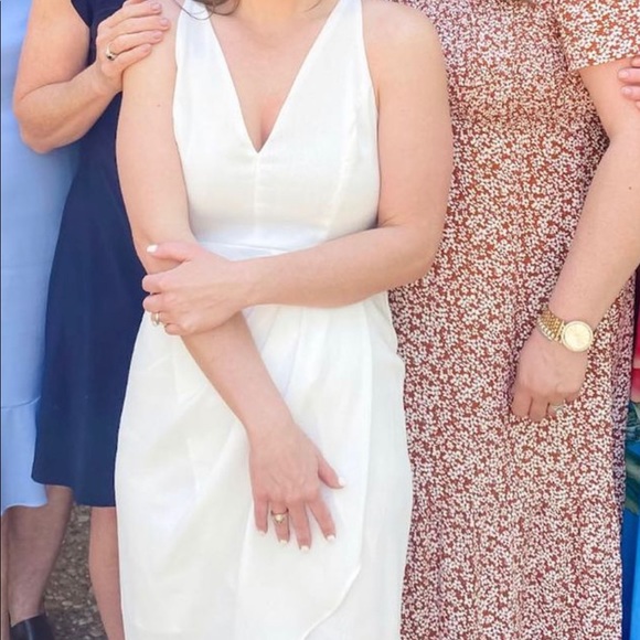 White cocktail dress - Picture 4 of 4